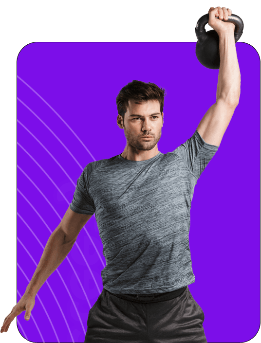 Man excercising